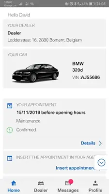 BMW/MINI Belux android App screenshot 2